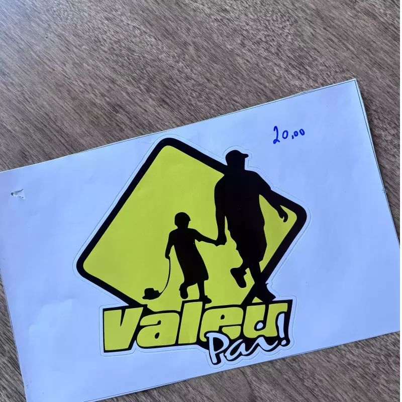 ADESIVO VALEU PAI