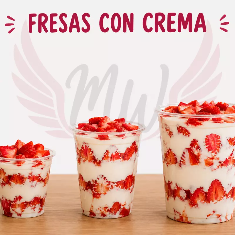 Fresas con Crema