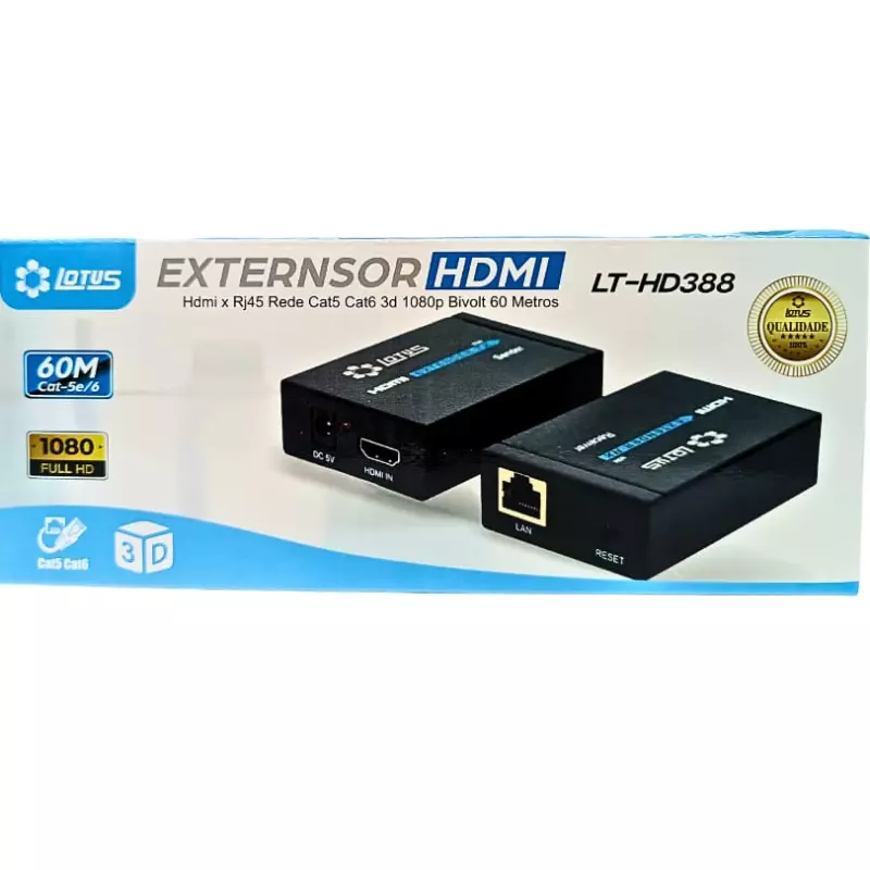 EXTENSOR HDMI POR RJ45 LOTUS LTHD388