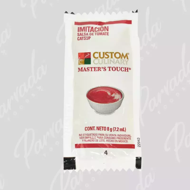 Sobres de Catsup Custom 1008 Pz