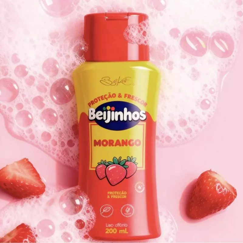 Sabonete íntimo Beijinhos Morango