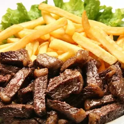 filé com fritas
