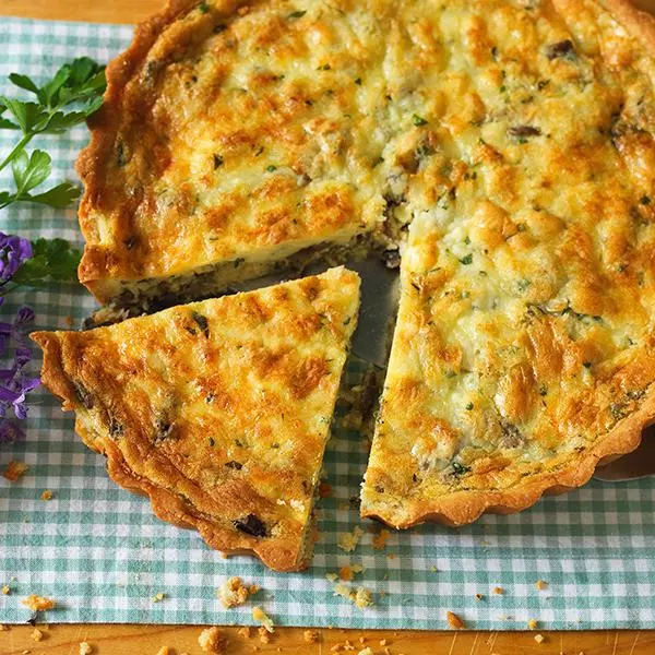 Quiche bacon c/abacaxi