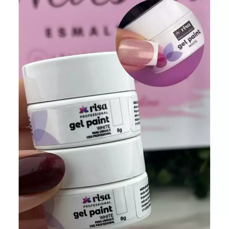 Gel Paint Risa Branco