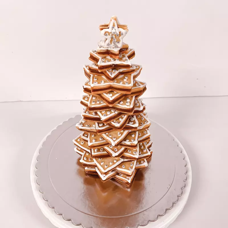 Arbol navideño de alfajor