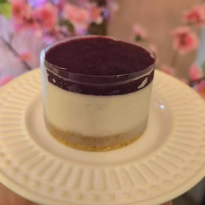 Cheesecake com frutas vermelhas