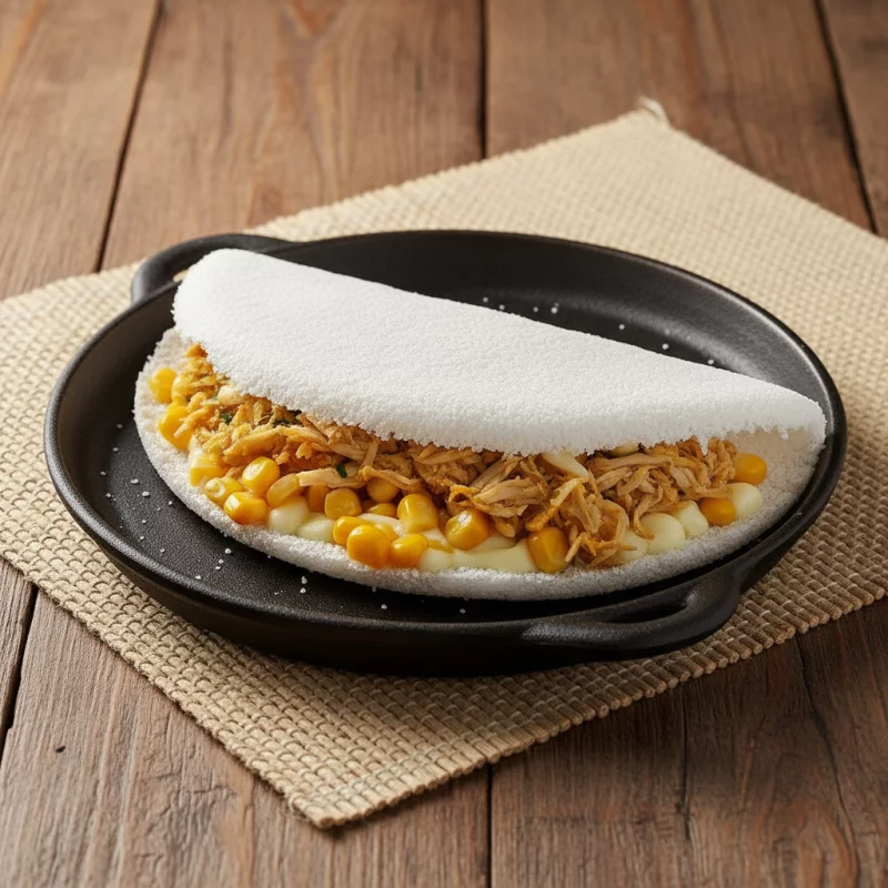 Tapioca c/ Frango, Catupiry e Milho