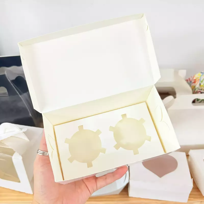 Caja 2 Cupcakes Plana Sin Acetato