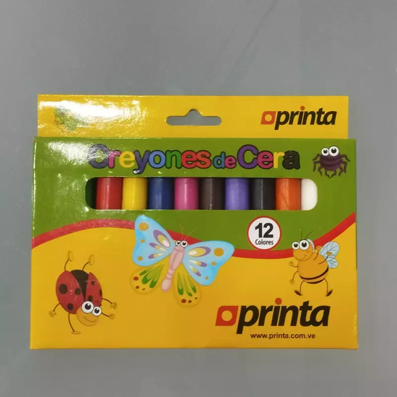 Creyones de cera 12 piezas printa