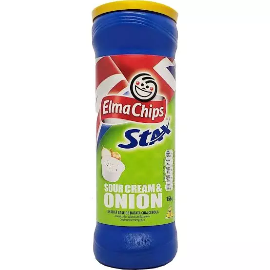 Stax sour cream e onion 156g