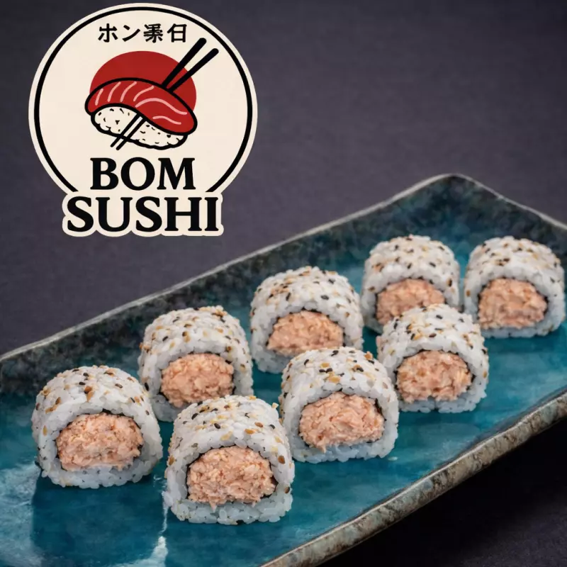 URAMAKI SALMÃO GRELHADO (08pçs)