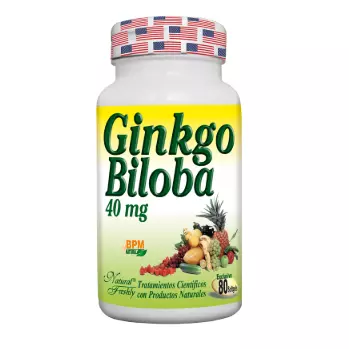 GINKGO BILOBA 40 MG 80 CAPSULAS