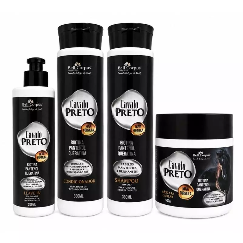 kit capilar Cavalo preto