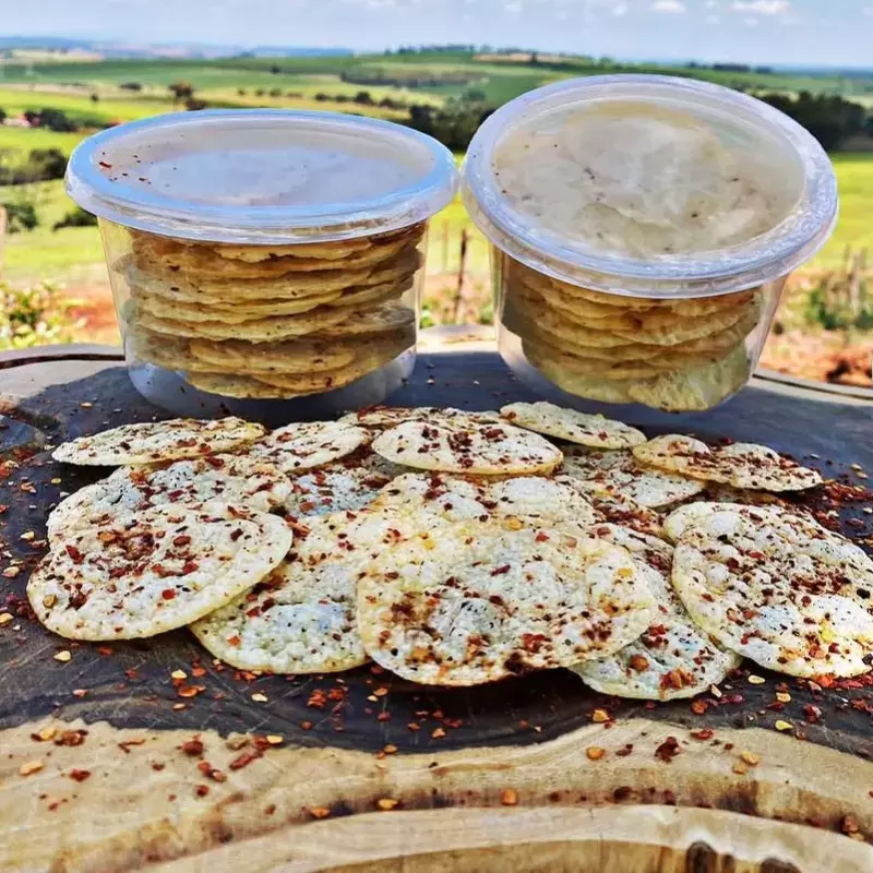 Provolone Desidratado chimichurri