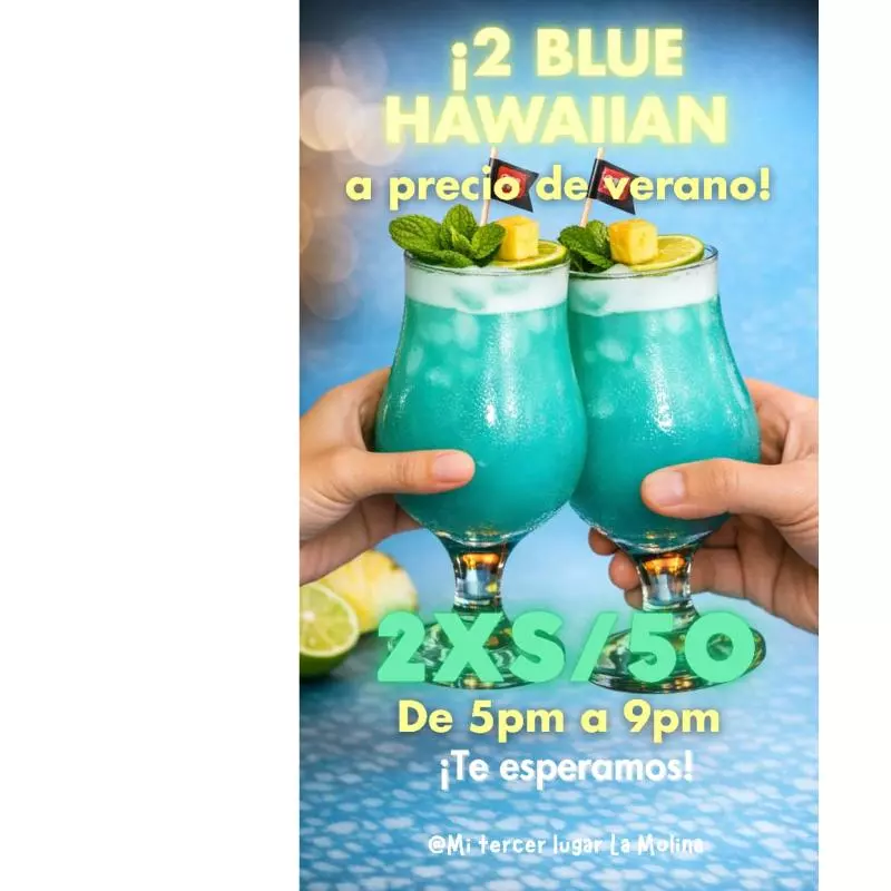 PROMO VERANO BLUE HAWAIIAN