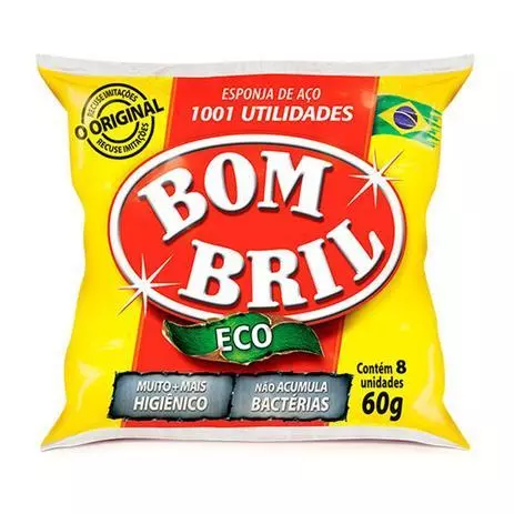 Esponja de aço Bombril c/8 un (21)