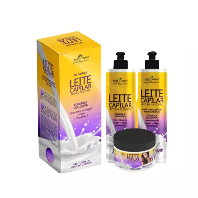 KIT CAPILAR LEITE CAPILAR 3X1