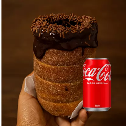 Choc. meio amargo + Coca 350ml