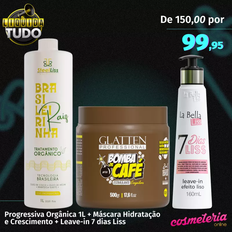 Combo Progress Brasileirinha 1L