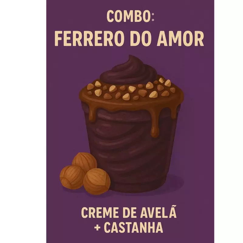 Creme de Avelã + Castanha 🌰💛 700ml
