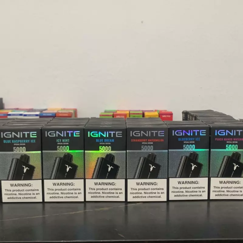 IGNITE V50 PRETO - 5K PUFFS