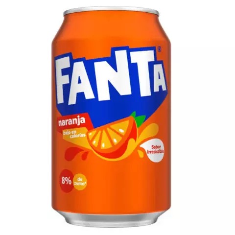 Fanta Naranja Lata