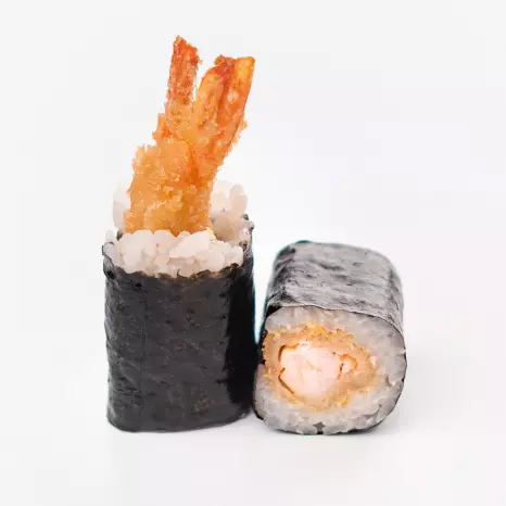 Maki crevette tempura