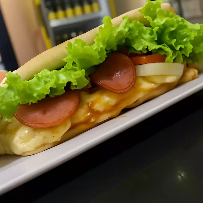 Pão Árabe - X Frango