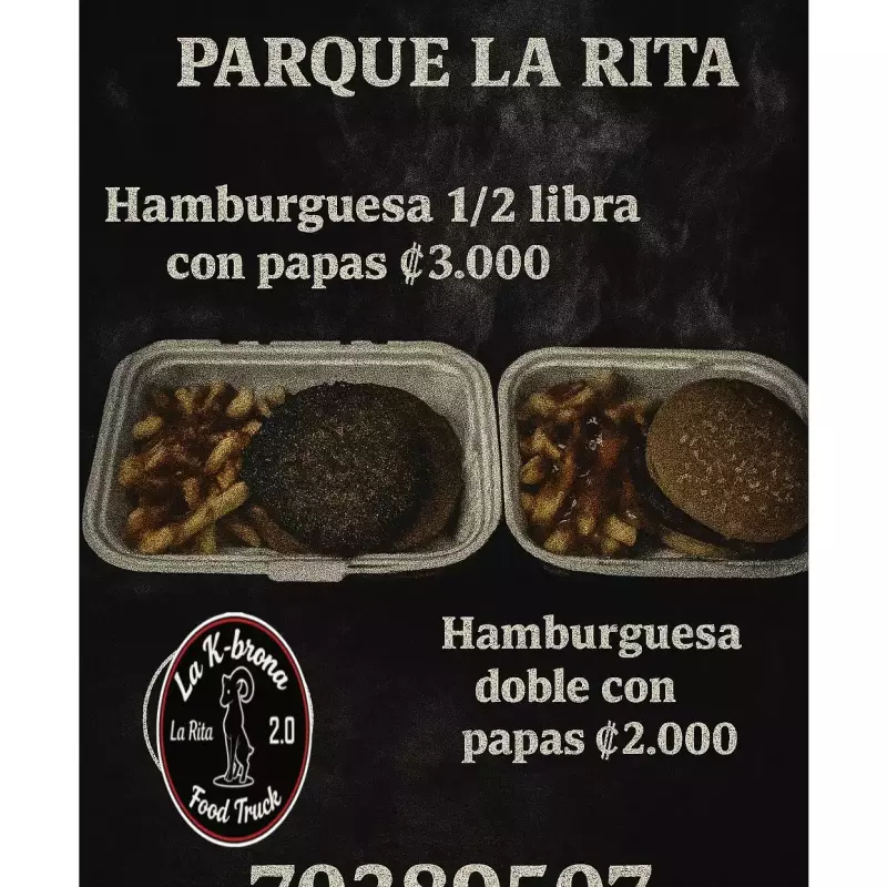 Hamburguesa Doble de Res + Papas