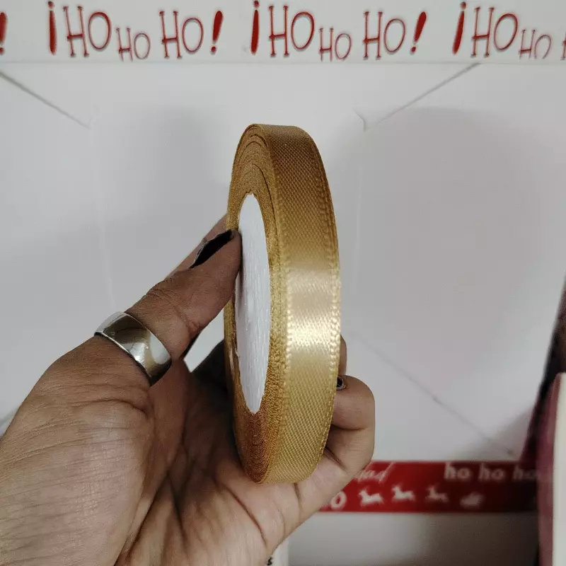 Cinta de Raso Dorada