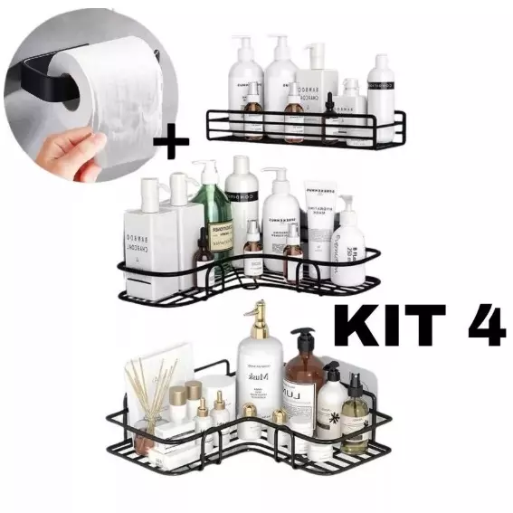 KIT SUPORTE BANHEIRO (SEM FURO)