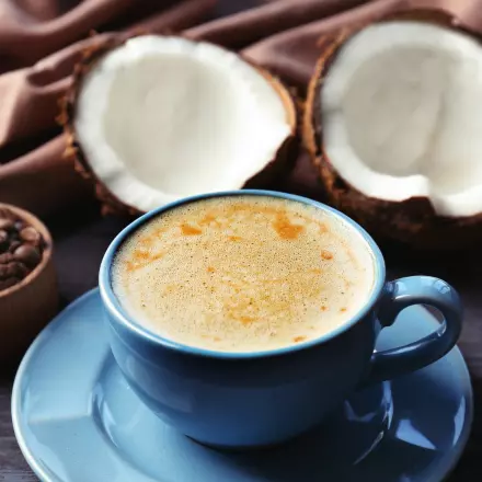 Café con crema de coco