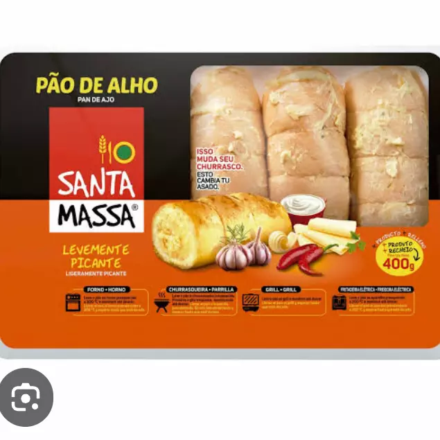 PÃO DE ALHO LEVEMENTE PICANTE