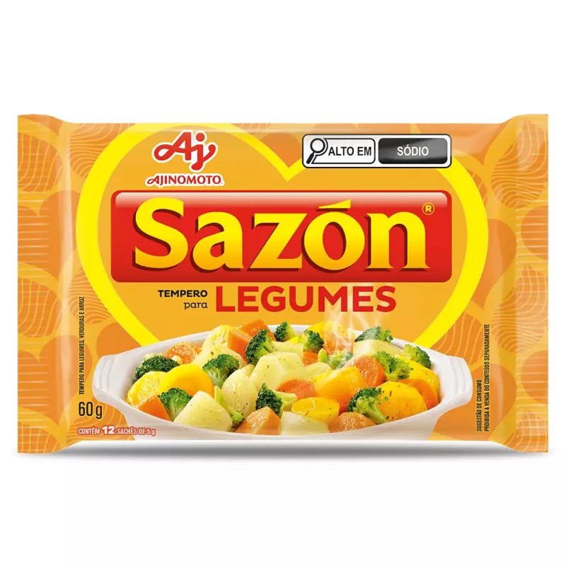 Sazón Laranja Tempero Legumes 60g