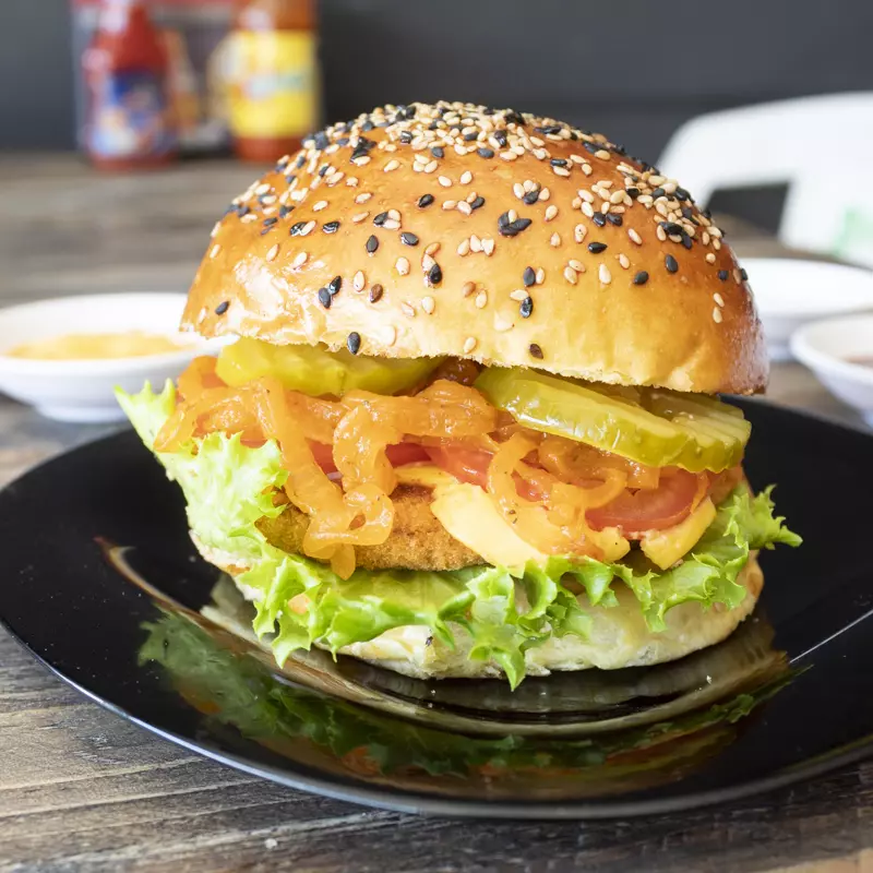 Hamburguesa de Pollo