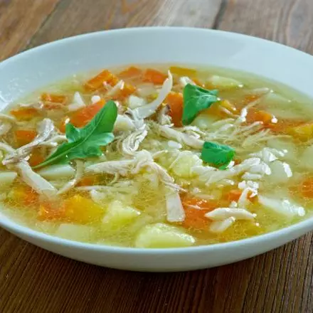 Sopa de canja de galinha