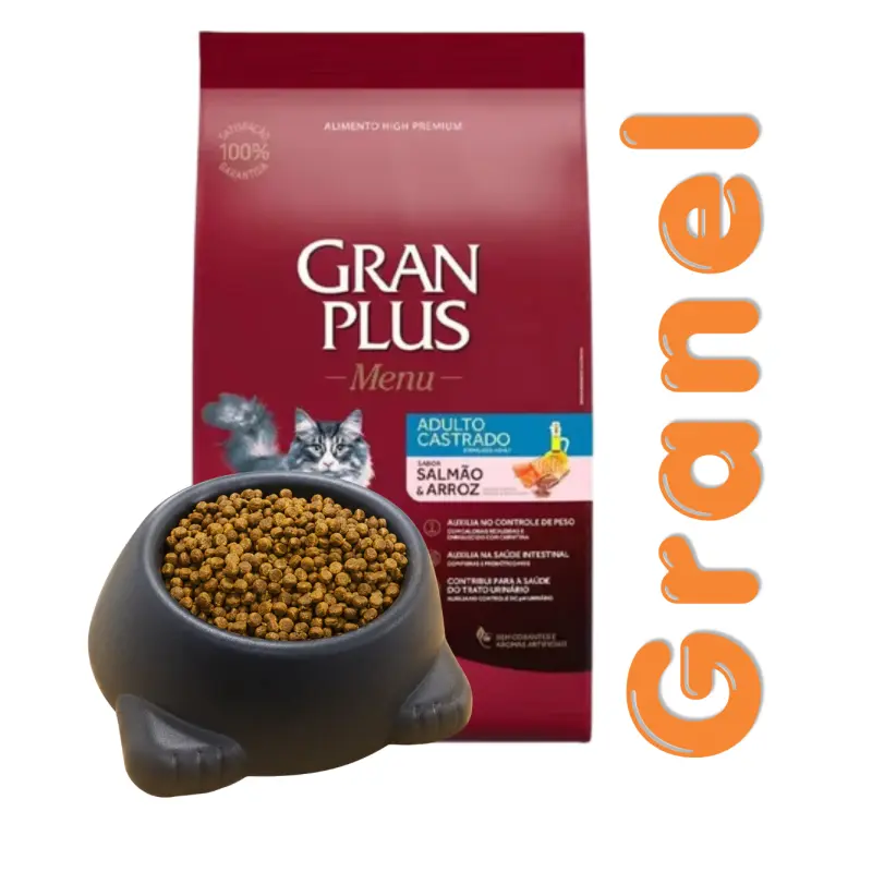 Gran Plus Castrados Salmão Granel