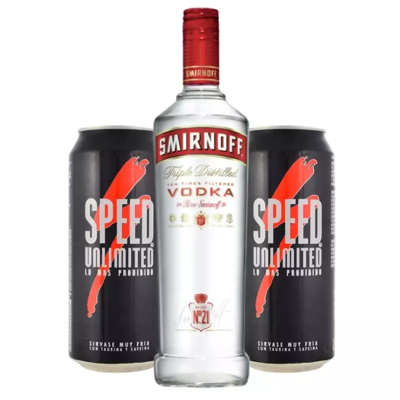 Trago Speed + Smirnoff