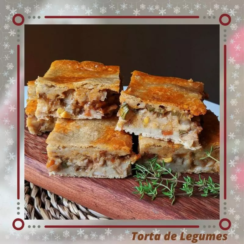 Torta de Legumes S/Farinha de trigo
