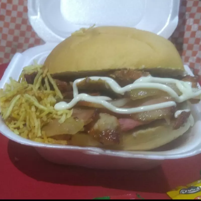 Gregão Pernil Pão de Hamburguer