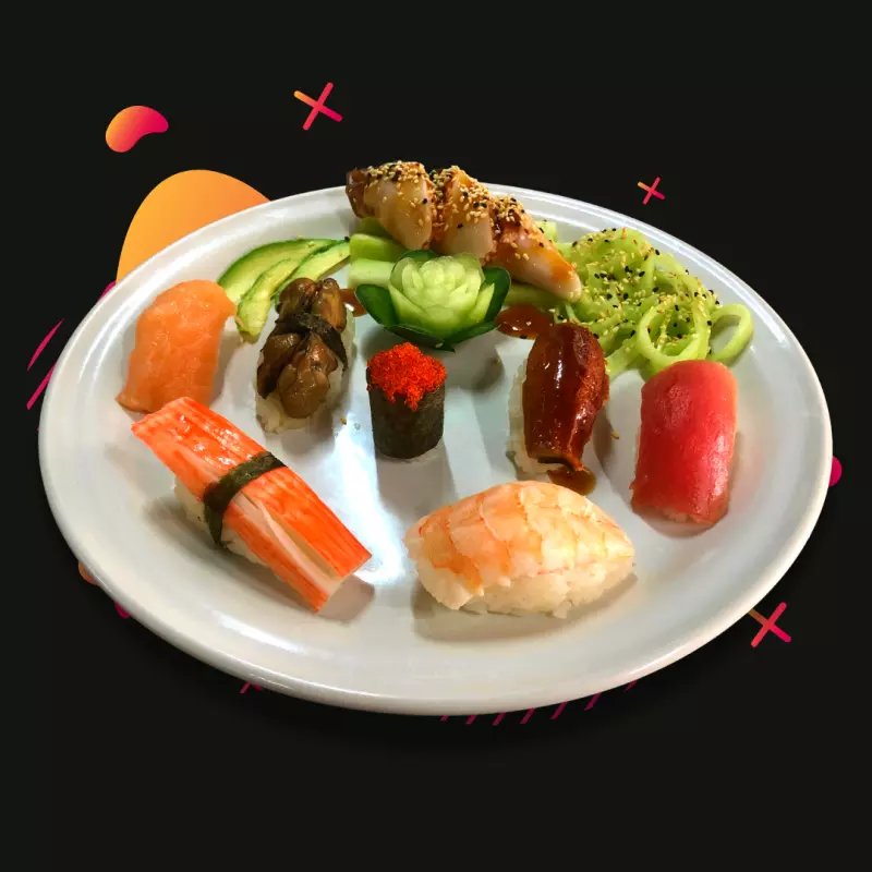 COMBINACION SUSHI ESPECIAL 8 PIEZAS