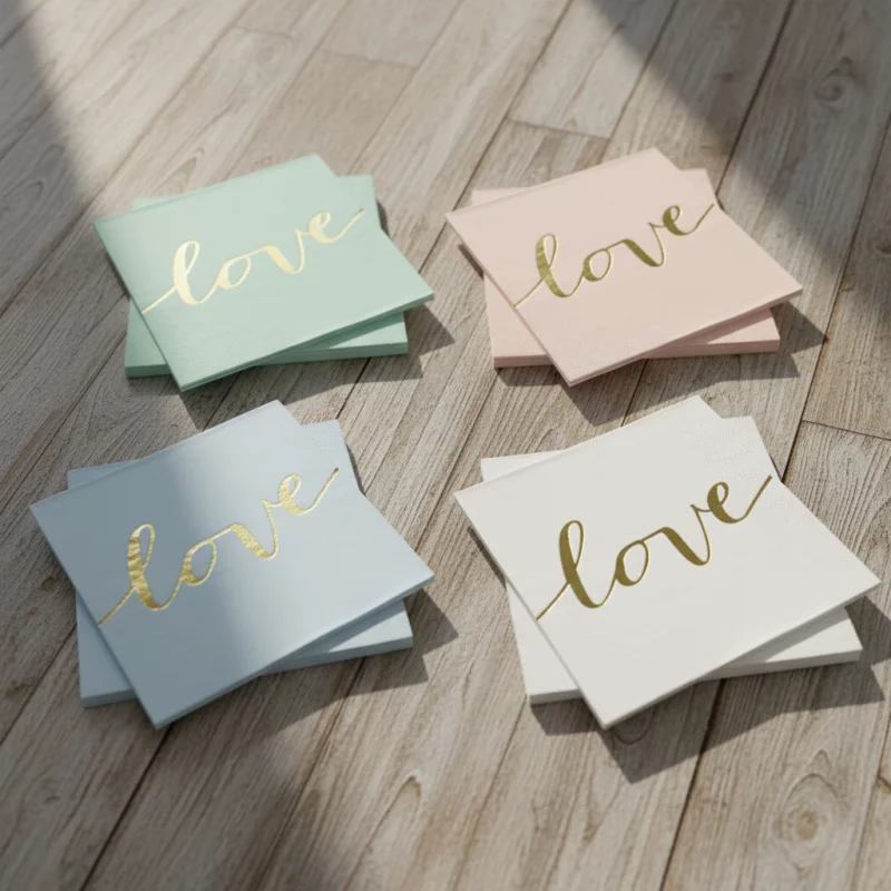 1055 SERVILLETA  - LOVE 17X17CM