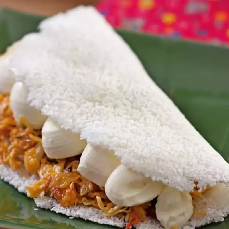 Tapioca frango com catupiry