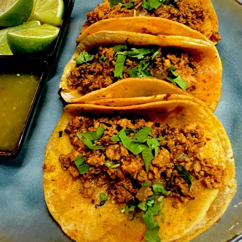 Tacos de chorizo