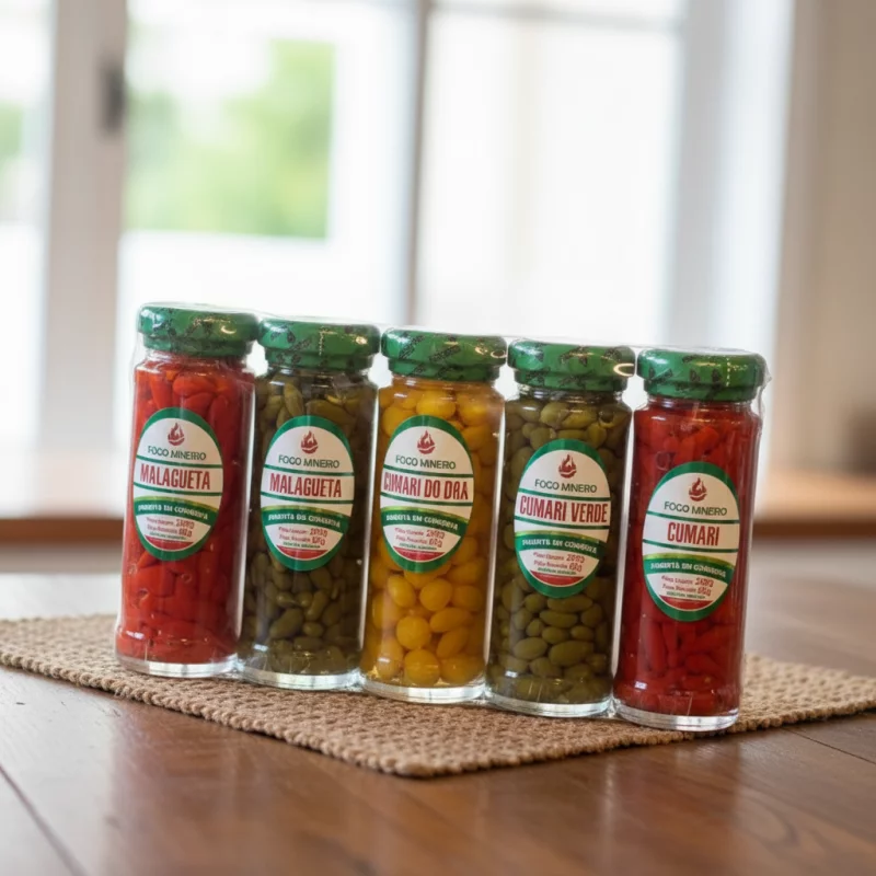 KIT DE PIMENTA FOGO MINEIRO