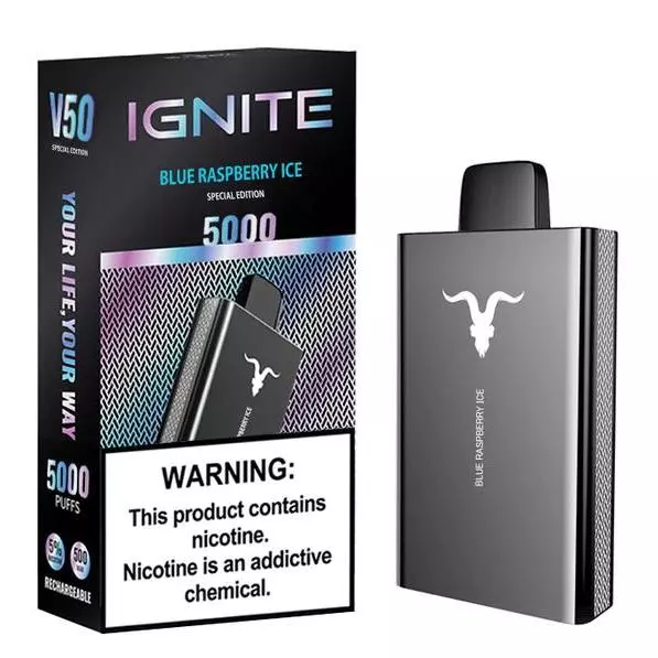 IGNITE V50 BLUE RASPEBERRY