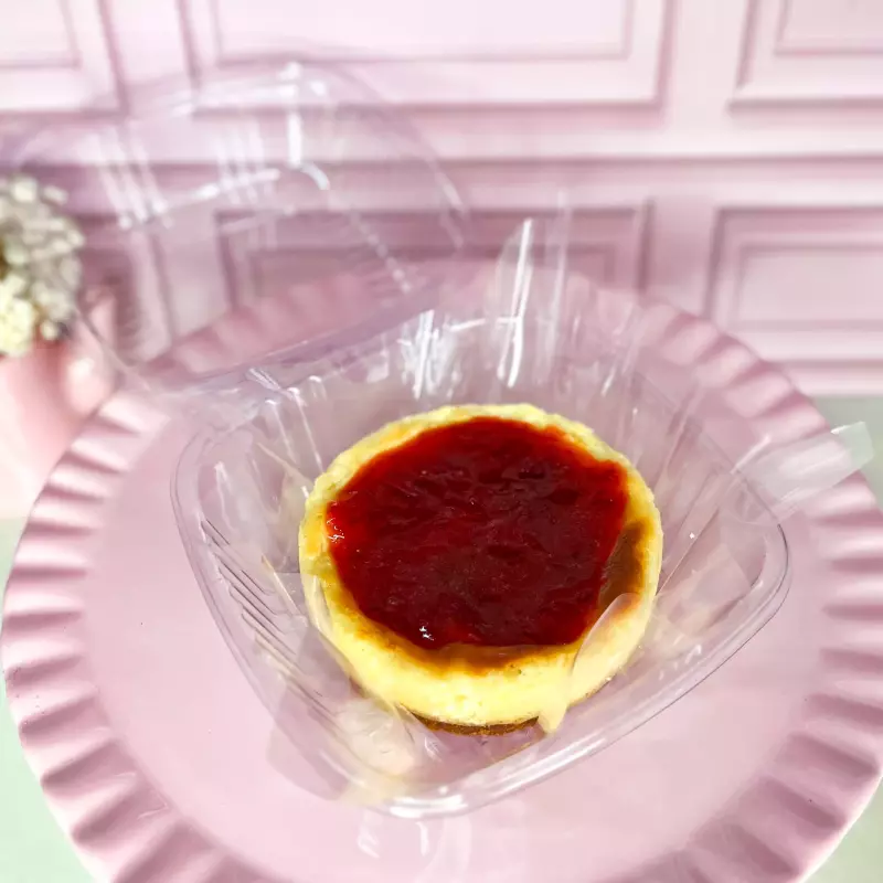 Cheesecake C/geleia de morango