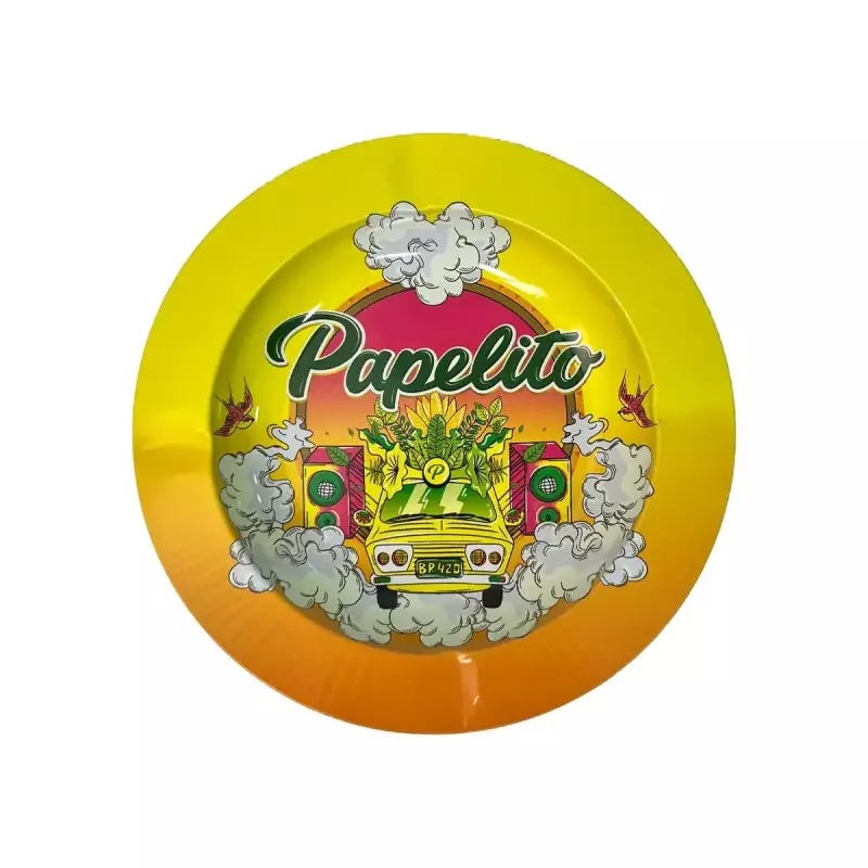 Cinzeiro Papelito Brasilia Amarela