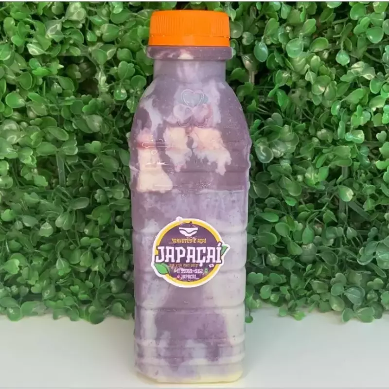 Açaí natural batido com leite