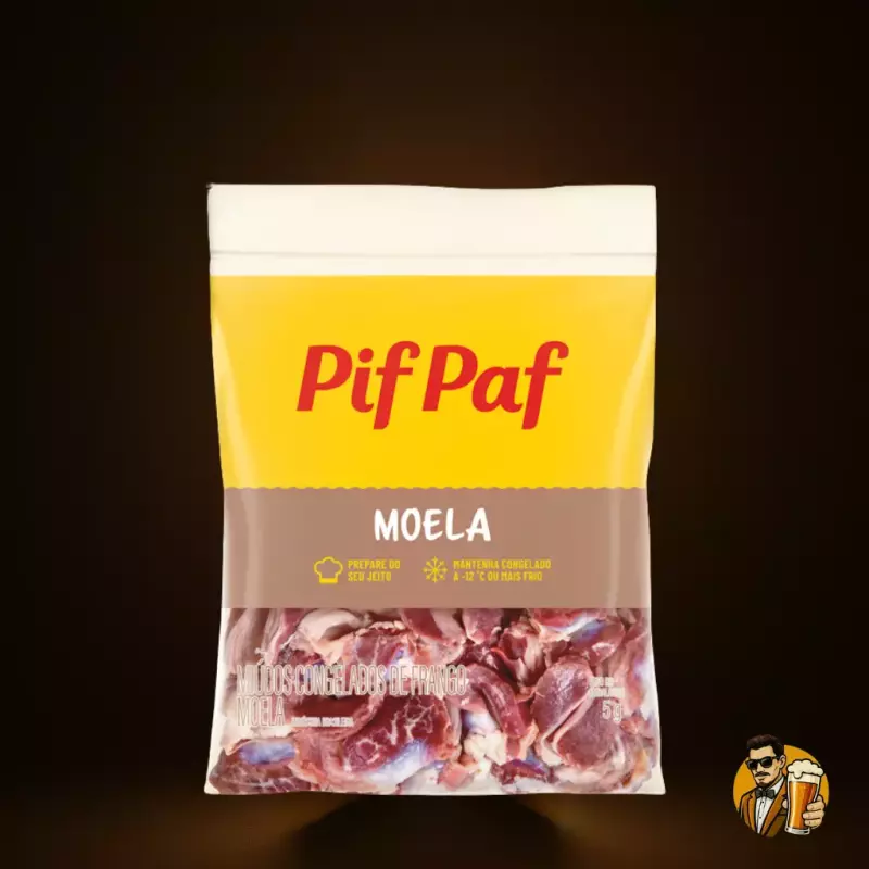 Moela de Frango Pacote 1kg Pif Paf